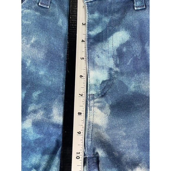 AG Adriano Goldschmied The Mari Jeans Womens 27R High Rise Straight Blue Tie Dye - Picture 7 of 11